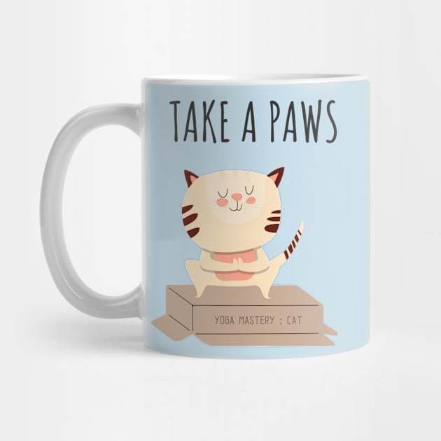 Take A Paws. Yoga Mastery : Cat by leBoosh-Designs